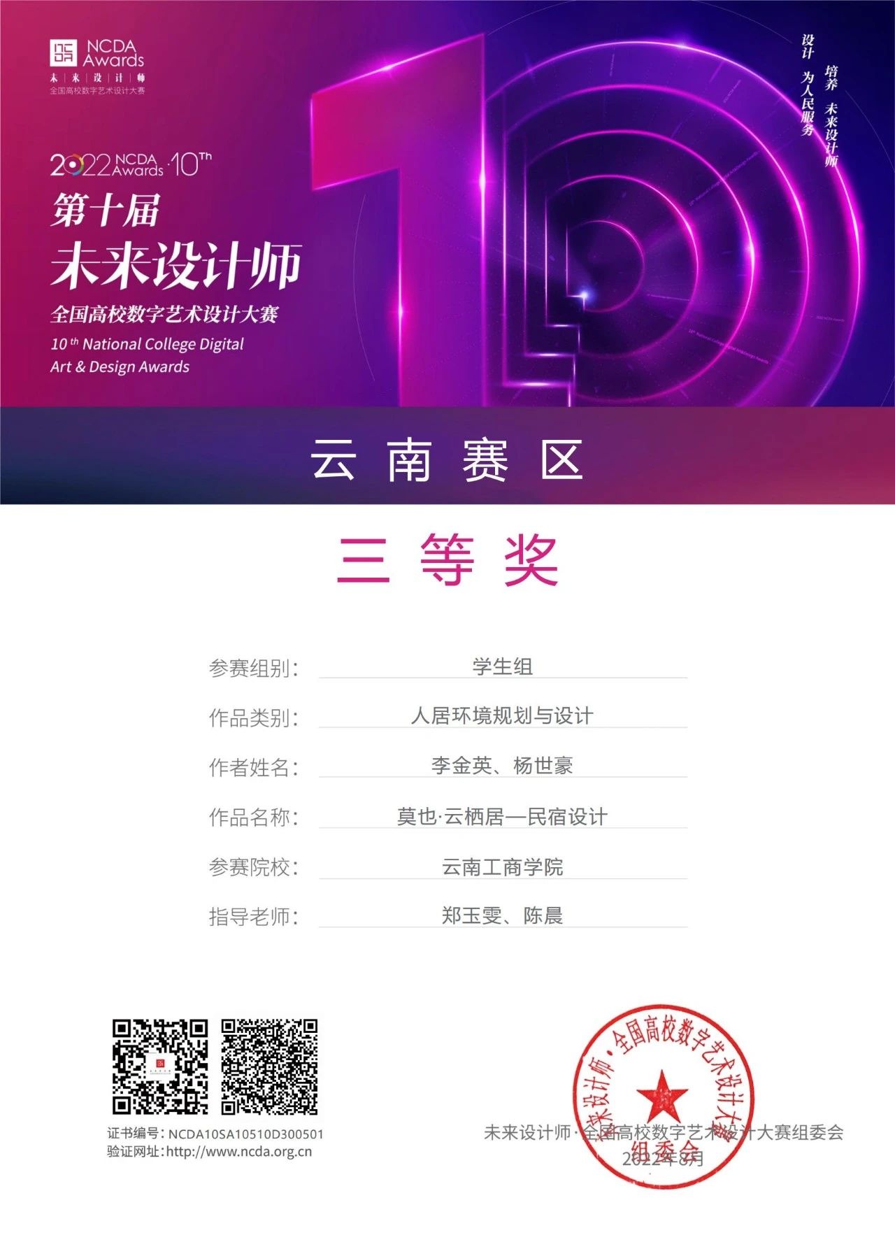 学生竞赛获奖成果