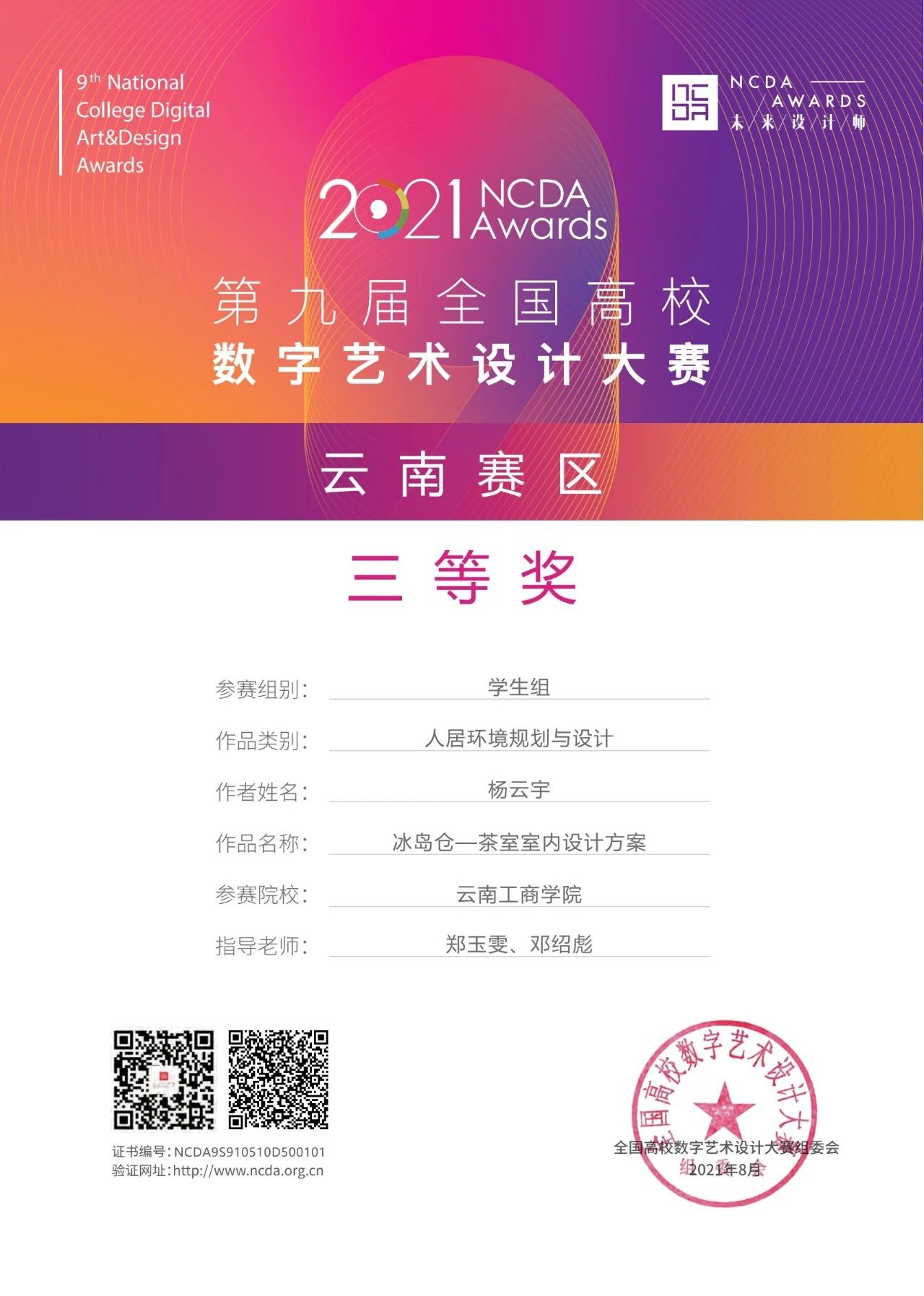 学生竞赛获奖成果